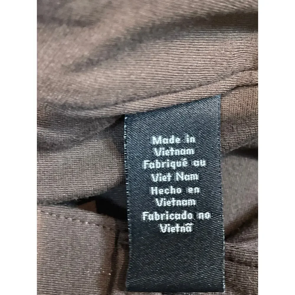 Calvin Klein Jeans Soft Stretch Brown Ankle Pants Size 10 Casual Basic Career